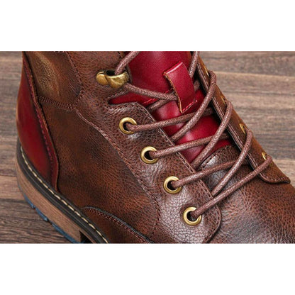 Aaron | Handcrafted premium leather oxford boots