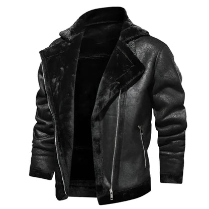 Rustic Rambler - Leather Jacket With Lining