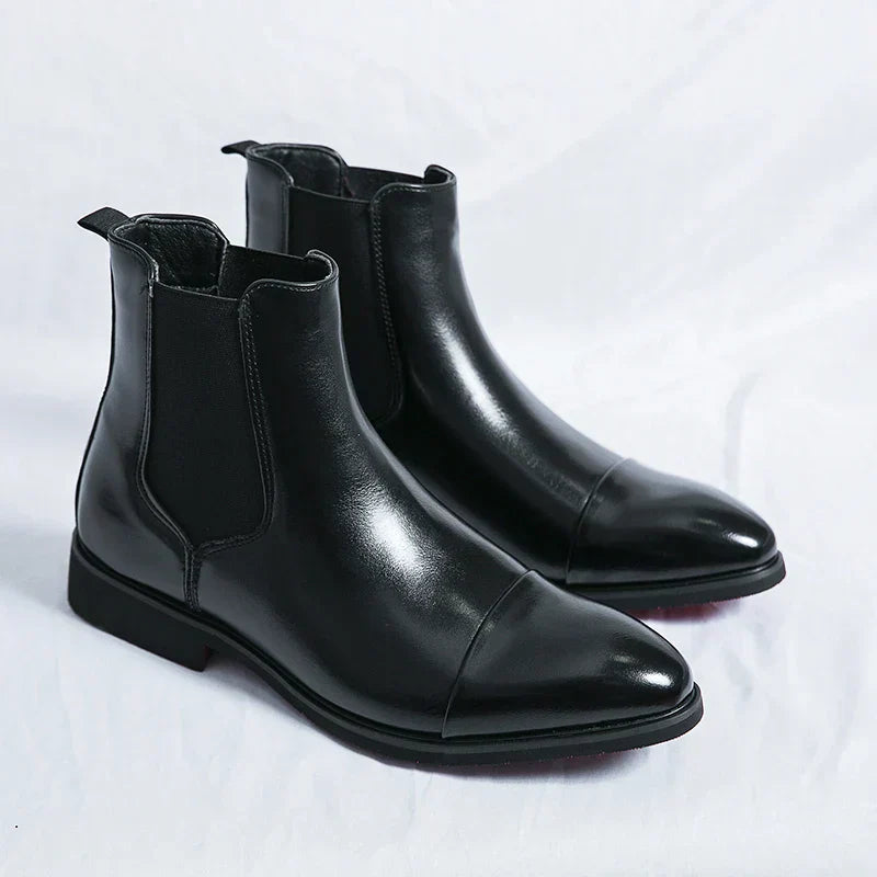 Damien | leather chelsea boots