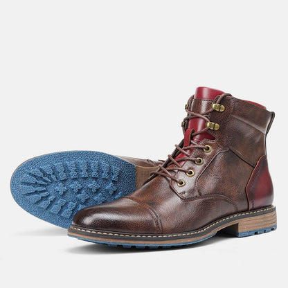 Aaron | Handcrafted premium leather oxford boots